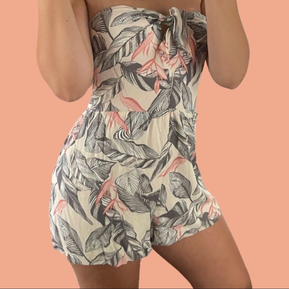 Kendall + Kylie Strapless Romper